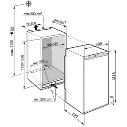 Встраиваемый холодильник Liebherr IRe 4100 Pure