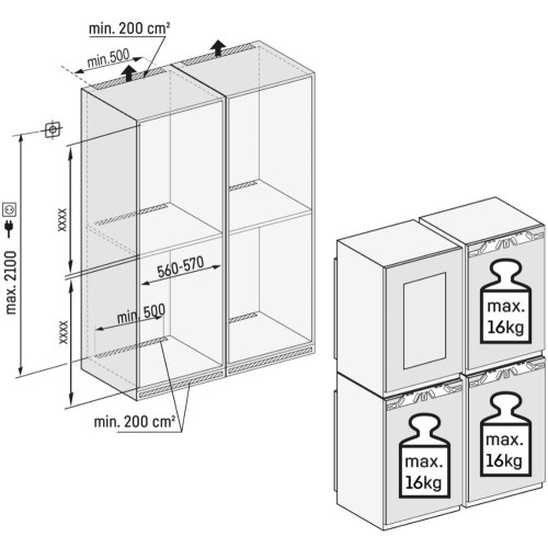 Встраиваемый холодильник Liebherr IXRFWB 3963 Prime BioFresh NoFrost