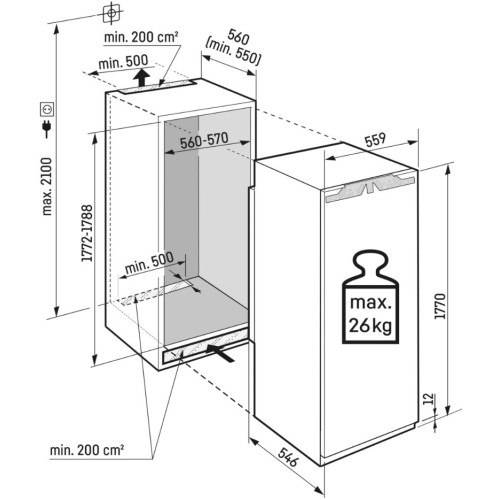 Встраиваемый морозильник Liebherr SIFNdi 5178 Peak