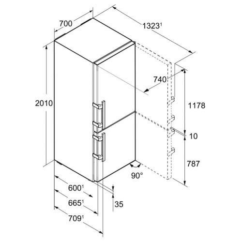 Холодильник Liebherr CBNbe 5778