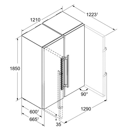 Холодильник Liebherr SBSef 7242