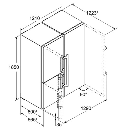 Холодильник Liebherr SBSes 8496