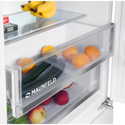 Встраиваемый холодильник Maunfeld MBF19369NFWGR LUX