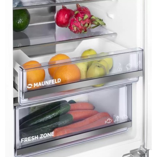 Встраиваемый холодильник Maunfeld MBF19369NFWGR LUX