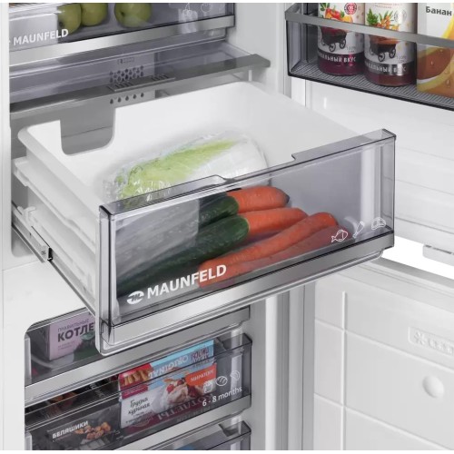 Встраиваемый холодильник Maunfeld MBF193SLFWGR