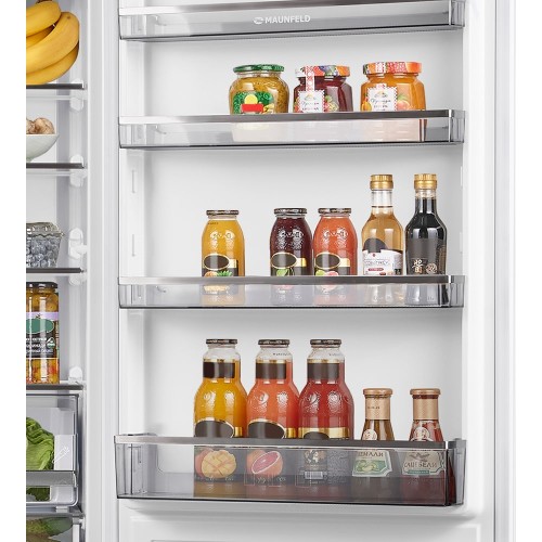 Встраиваемый холодильник Maunfeld MBF19369NFWGR Lux Inverter