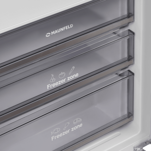 Встраиваемый холодильник Maunfeld MBF193NFW1GR Inverter