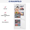 Встраиваемый холодильник Maunfeld MBF19354NFWGR LUX Inverter