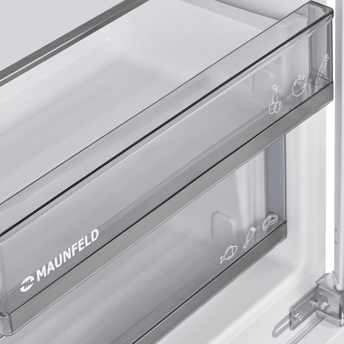 Встраиваемый холодильник Maunfeld MBL177SWGR Inverter