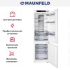 Встраиваемый холодильник Maunfeld MBF17754NFWHGR LUX