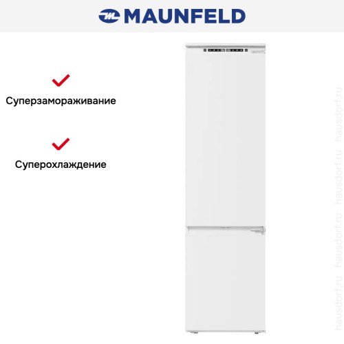 Встраиваемый холодильник Maunfeld MBF193NFWGR