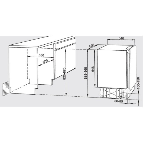 Встраиваемый холодильник Miele K 5122 Ui