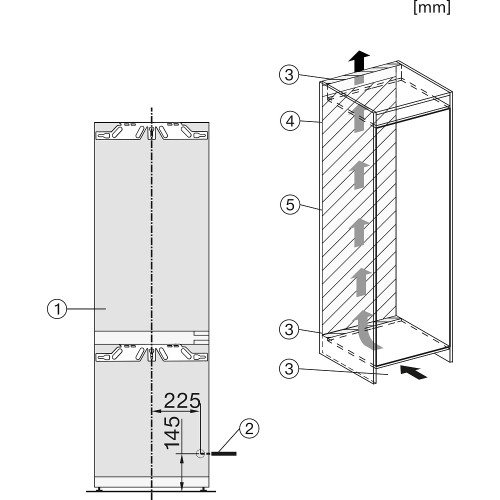 Встраиваемый холодильник Miele KFN 7734 E