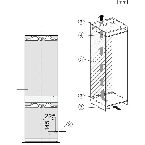 Встраиваемый холодильник Miele KFN 7844 C