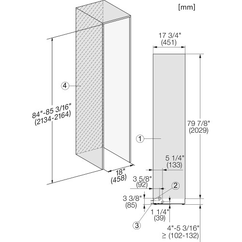 Встраиваемый морозильник Miele F 2413 Vi MasterCool
