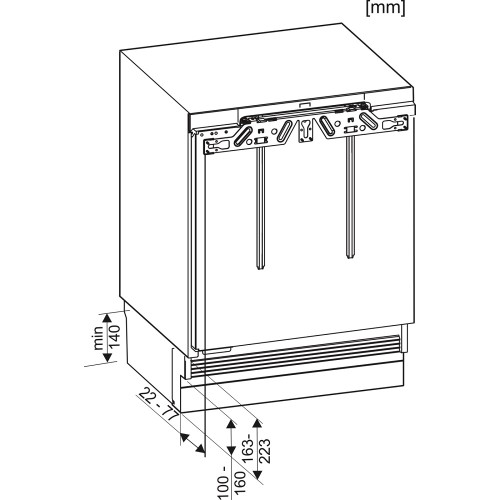 Встраиваемый морозильник Miele F 31202 Ui-1