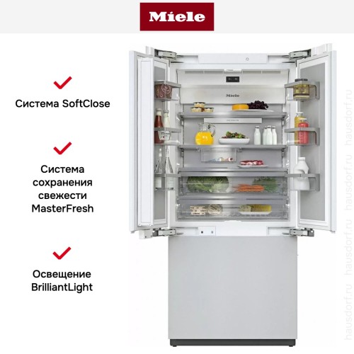 Встраиваемый холодильник с морозильником  Miele KF2981Vi
