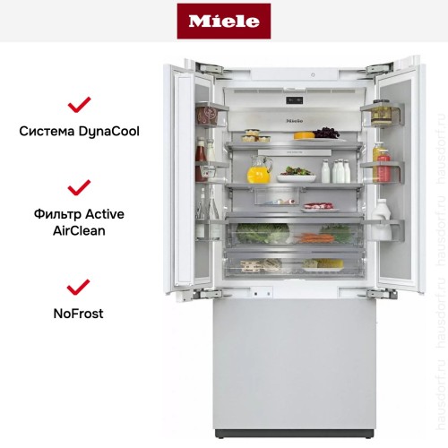 Встраиваемый холодильник с морозильником  Miele KF2981Vi