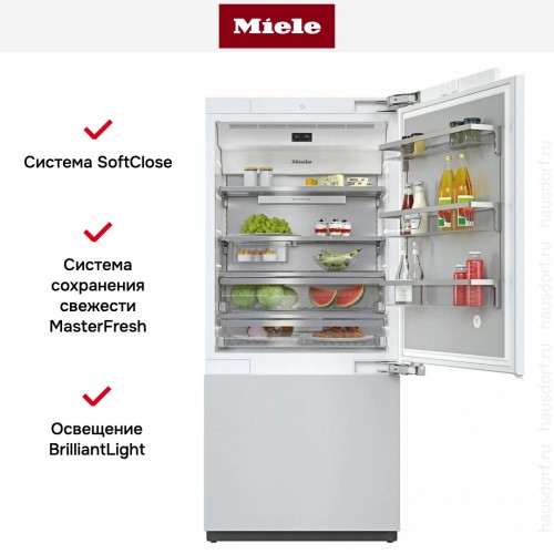 Встраиваемая холодильно-морозильная комбинация MasterCool Miele KF2901Vi