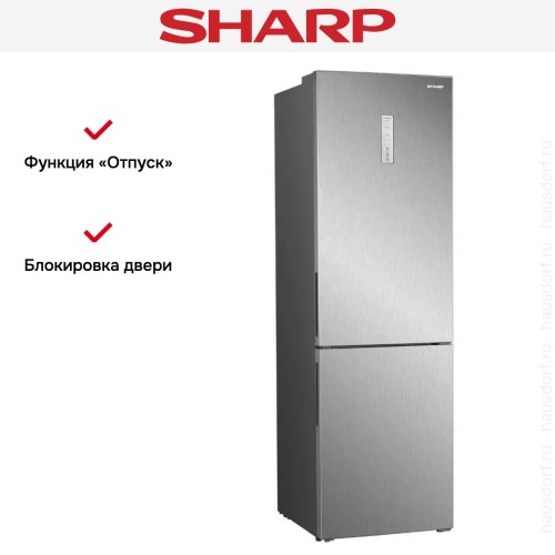 Двухкамерный холодильник Sharp SJ-B350ESIX