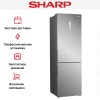 Двухкамерный холодильник Sharp SJ-B350XSIX
