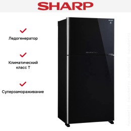 Двухкамерный холодильник Sharp SJ-XG 60 PGBK