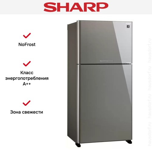 Двухкамерный холодильник Sharp SJ-XG 60 PGSL
