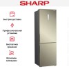 Двухкамерный холодильник Sharp SJB350XSCH
