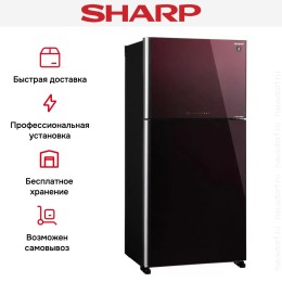 Двухкамерный холодильник Sharp SJXG60PGRD