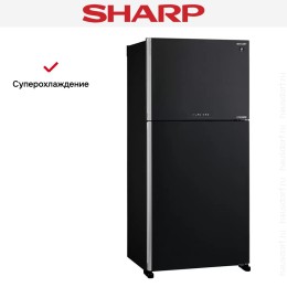 Двухкамерный холодильник Sharp SJ-XG 60 PMBK