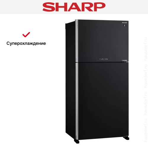 Двухкамерный холодильник Sharp SJ-XG 60 PMBK