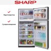 Двухкамерный холодильник Sharp SJXP59PGRD