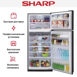 Двухкамерный холодильник Sharp SJXP59PGRD