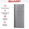 Двухкамерный холодильник Sharp SJXP59PGSL