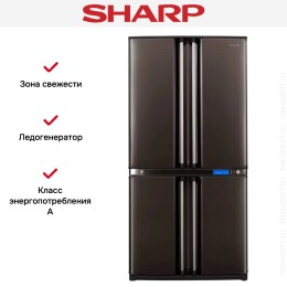 Холодильник Sharp SJF 96 SPBK
