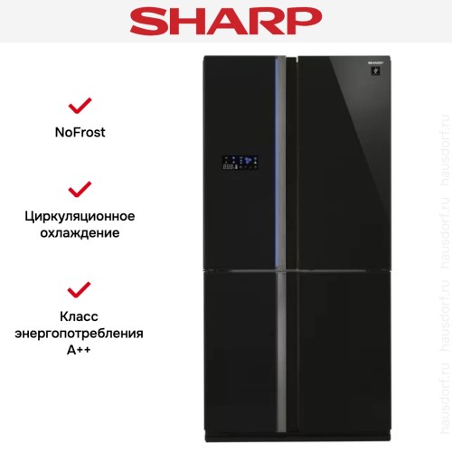 Холодильник Sharp SJFS97VBK