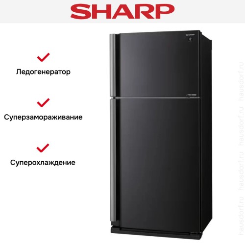 Холодильник Sharp SJXE55PMBK