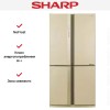 Холодильник Side by Side Sharp SJEX93PBE