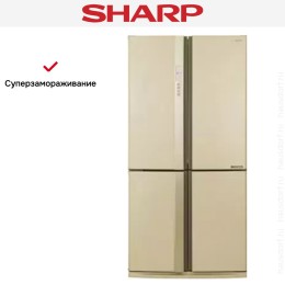 Холодильник Side by Side Sharp SJEX93PBE