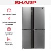 Холодильник Side by Side Sharp SJEX93PSL