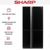Холодильник Side by Side Sharp SJGX98PBK