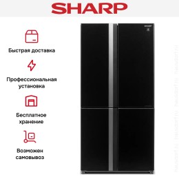 Холодильник Side by Side Sharp SJGX98PBK