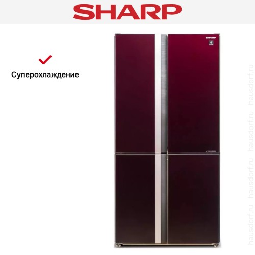 Холодильник Side by Side Sharp SJGX98PRD