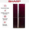 Холодильник Side by Side Sharp SJGX98PRD