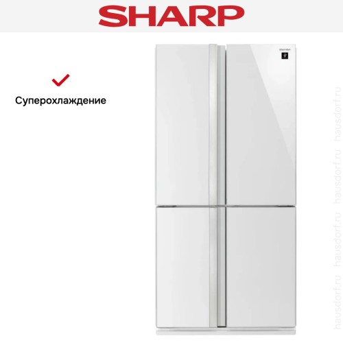 Холодильник Side by Side Sharp SJGX98PWH