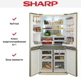 Многокамерный холодильник Sharp SJEX98FBE