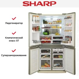 Многокамерный холодильник Sharp SJEX98FBE