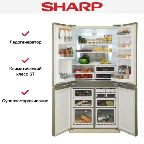 Многокамерный холодильник Sharp SJEX98FBE
