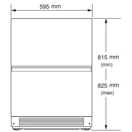 Встраиваемый под столешницу конвертируемый холодильник Signature Kitchen Suite SKSUD2402E