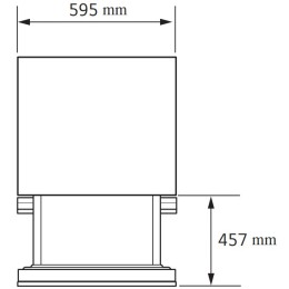 Встраиваемый под столешницу конвертируемый холодильник Signature Kitchen Suite SKSUD2402E